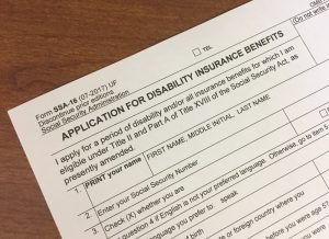 SSD insurance application